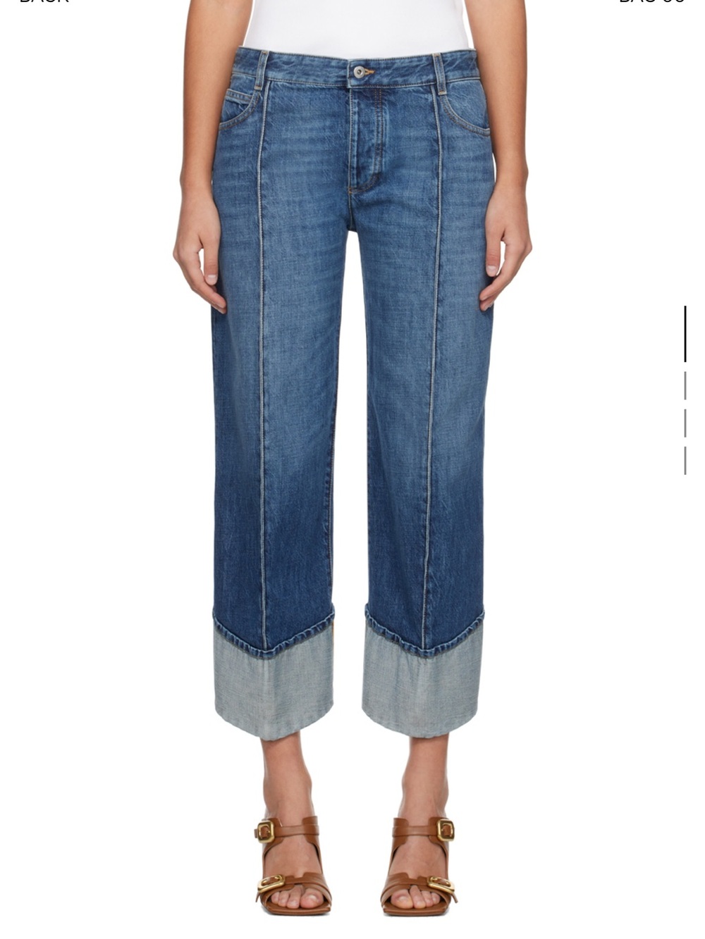 Bottega Veneta Curve shape jeans